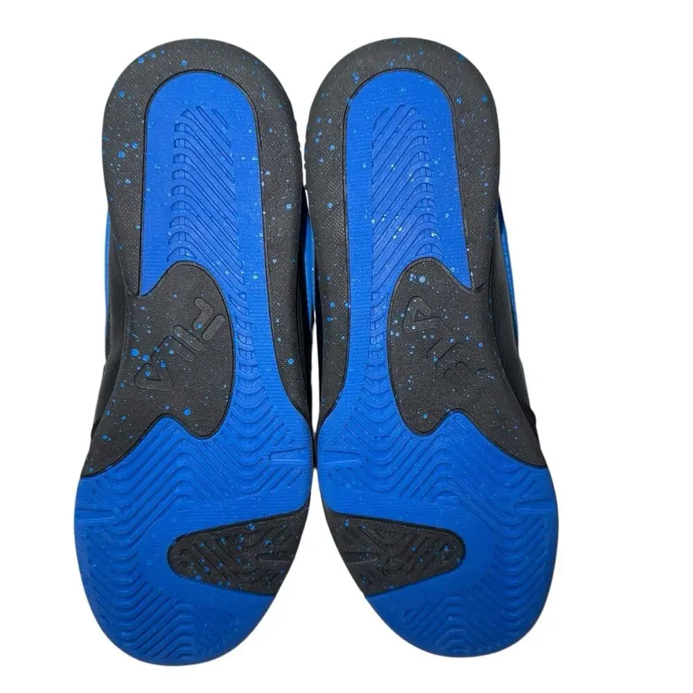 FILA MULTIVERSE Black and Blue Youth Strap shoes SZ/ 5.5